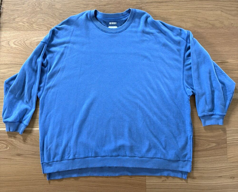 American Eagle Blue Ahh-Mazingly Soft Jegging Fit Sweatshirt XXL 2XL Comfy Cozy - Picture 7 of 12